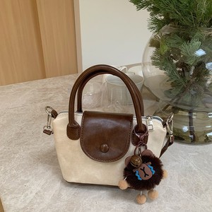 Mini Women's Handbag Horizontal <b>Square</b> Magnetic Buckle Zippered Pocket Tassel Decoration Spring 2025 Everyday Use H8968 - Product Image 1