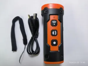 Handheld Ultrasonic Dog Trainer With LED Light Anti-Barking Training Control Device Plastic Bark Deterrent To Stop Barking