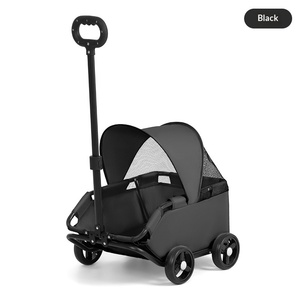 Poussette de luxe Yue Oxford <span class=keywords><strong>pour</strong></span> petits animaux de compagnie, chiens et chats, légère et pliable, chariot de voyage - Product Image 6