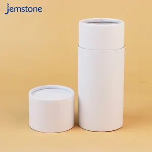 In Stock Sale Tube Box Strong Kraft Cardboard 100% Recyclable Custom Packaging Paper Tube With Lid