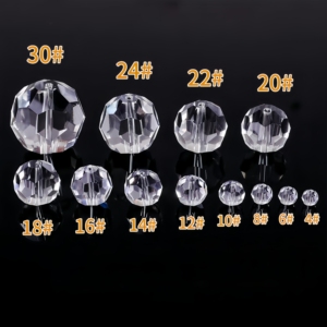 Perles rondes <span class=keywords><strong>en</strong></span> cristal clair Rondell à facettes 20mm bon marché <span class=keywords><strong>pour</strong></span> <span class=keywords><strong>lustre</strong></span> perles <span class=keywords><strong>en</strong></span> vrac <span class=keywords><strong>en</strong></span> <span class=keywords><strong>verre</strong></span> <span class=keywords><strong>pour</strong></span> la fabrication de rideaux de perles - Product Image 1