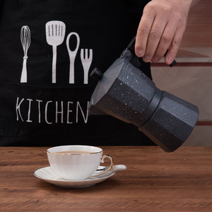 <span class=keywords><strong>Caffettiera</strong></span> Moka in Alluminio Grigio per Espresso con <span class=keywords><strong>Valvola</strong></span> di Sicurezza per Cucina Domestica e Fornello a Gas - Product Image 6