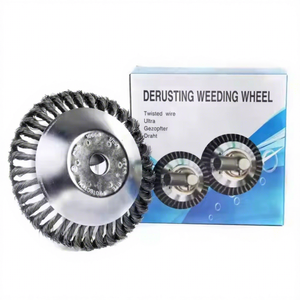 Cepillo de Alambre de Acero de Alta Calidad - <span class=keywords><strong>Disco</strong></span> para Eliminar Óxido para Pulir y Desbastar Superficies Metálicas - Product Image 1