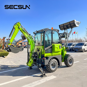 SECSUN CE 4x4 <span class=keywords><strong>Mini</strong></span>-Bagger Zuverlässiger 0,8 Tonnen 1,5 Tonnen 2,5 Tonnen Baggerlader zum Verkauf - Product Image 4