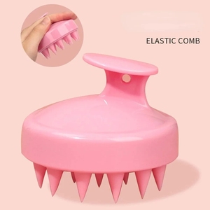 Cepillo de Silicona para Masaje del Cuero Cabelludo, Cepillo para Lavar el Cabello, Cepillo para Masaje Corporal, Cepillo para Baño y Ducha, Herramienta de Peluquería - Product Image 3