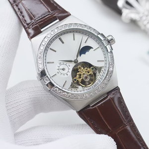 Reloj Clásico de Alta Gama, Original, de Alta Calidad, de 41 mm, Automático, Mecánico, con Fecha, para Hombre y Mujer, de Aleación, con Correa de Cocodrilo, Sencillo - Product Image 4