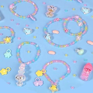 Nghệ Thuật Sáng Tạo Và Thủ Công Đồ Trang Sức Làm Bộ Dụng Cụ Trẻ Em Tự Làm Đầy Màu Sắc Hạt Vòng Cổ Vòng Tay Nhà Sản Xuất Thiết Lập Hạt Ráp Dây Beading Máy Đồ Chơi - Product Image 4