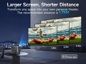 Proyector MAGCUBIC HY350GT con Certificación Google, 500ANSI, Soporte Automático, WIFI, Beam 4K, Mini Proyector Full HD - Product Image 2