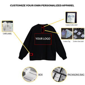 Chemise à manches longues à ourlet irrégulier, motif gaufré, impression à la cire, lavage à l'eau, style ancien, 325g, col <span class=keywords><strong>Henry</strong></span>, vente en gros ODM/OEM, personnalisable - Product Image 2