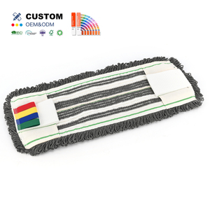 Mop Piatto Grande per Pulizia con Testa in Cotone a Vite, Ideale per Hotel, Stadi, Fabbriche e Centri Commerciali - Product Image 1