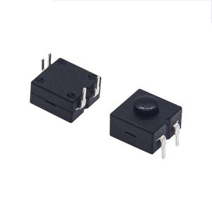 สวิตช์ไฟฉายขนาด 12x12 มม., สวิตช์ปุ่มกดแบบกดติด/กดดับ 2 ช่อง พร้อมระบบล็อคตัวเองสำหรับไฟหน้า (รุ่น: 1212-214A) - Product Image 1