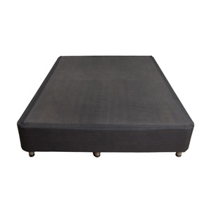 Mobili per hotel europei dal design semplice con doppia piattaforma queen size in <span class=keywords><strong>legno</strong></span> massello e struttura della base del letto