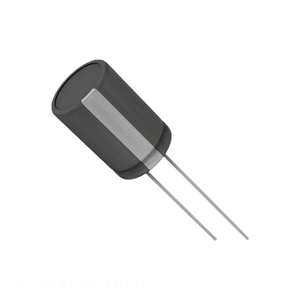 ตัวเก็บประจุแบบรูผ่านช่องอลูมิเนียม470 uF 20% 16V รัศมี th 470 uF ผู้จัดจำหน่ายที่ได้รับอนุญาต - Product Image 1