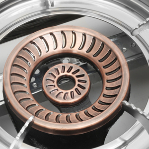 Brûleur en fonte, cuisinière à gaz double brûleur en acier inoxydable - Product Image 5