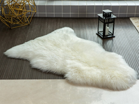 Tapis en peau de mouton de qualité médicale, tapis en fourrure pour bébé, tapis en peau de mouton naturelle, tapis en peau de mouton à poils longs