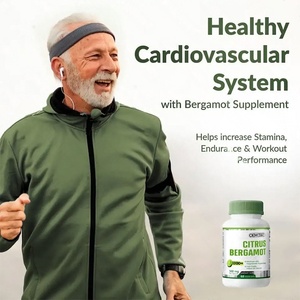 Complément alimentaire à base de plantes pour le soutien cardiaque et immunitaire des adultes, l'agrandissement de la vitalité et la gestion de l'énergie, 60 capsules végétaliennes pures à la bergamote citrique - Product Image 4