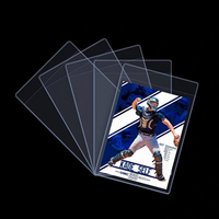 Porte-cartes semi-rigide personnalisable avec logo pour la soumission de cartes gradées |   Étuis de protection transparents pour cartes à collectionner et stockage sécurisé