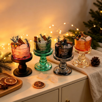 Diffuseur d'arômes en cristal rose en gros avec socle en bois noir, copeaux de cristal naturel, fleurs séchées de cannelle, décor pour huiles essentielles