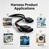 Harness Kabel Sensor MAF 5-Kabel dan ECU Plug and Play untuk Manajemen Mesin Sepeda Motor & Mobil dengan Isolasi PVC