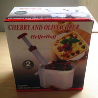 Handmatige kersen- en olijfpitter, plastic fruit- en groentegereedschap, creatief keukengeschenk, promotionele fabrikant