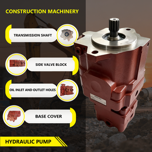 Ensemble de pompe hydraulique pour mini-excavatrice PVD 1B 32CP 11G5 OM PVD 1B 32CP 11G5, pièces de rechange pour l'entretien - Product Image 2