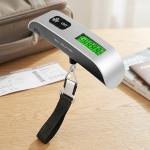 Smart Digital Travel Luggage 50kg Capacity Battery-Powered <b>Scale</b> Portable LCD Display High Accuracy 10g - Product Image 3