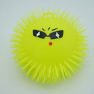 2025 Customized Hot Sale TPR Soft Rubber Convex Eye Hair Puffer Stretch <b>Squeeze</b> <b>Ball</b> Sports Relief Toys for Kids Boys and Girls - Product Image 3