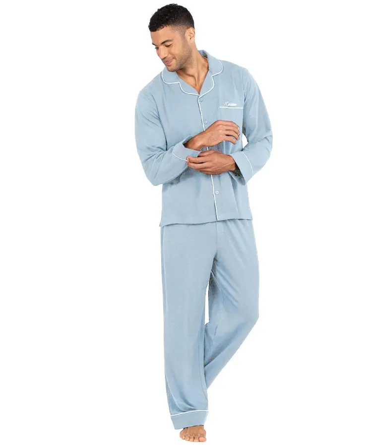 Casual Dresses For Sleep Men Women Wear Custom Wholesale Couple Pajama Sets For Honeymoon Sleep Suit Night Wear Cotton Pajamas