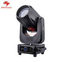 Luz de Haz Móvil para Escenario 9R Negra de 260W DMX512 RGBW, 2 Piezas en 1 Estuche, Efecto Arcoíris para TV, Clubes y Discotecas