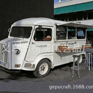 Vintage Classic Style Food Truck 4.8m Stainless Steel Body <b>Soft</b> <b>Serve</b> <b>Machine</b> Ice Cream Outdoor Use - Product Image 2
