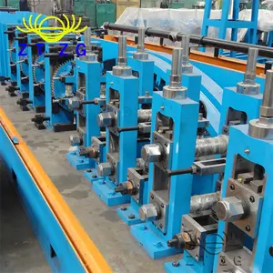 High Frequency Iron Carbon Stainless Steel Tube Mill Lines Manufacturing ERW Pipe Making Machinery