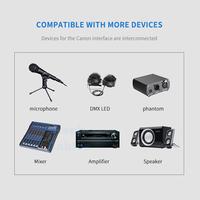 Câble de microphone OEM 3 broches mâle vers femelle en PVC de haute qualité 2026, DMX, XLR 3 broches, orange, pour micro