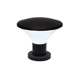 Lampes à pilier LED en aluminium étanches IP65 pour extérieur, base E27, éclairage de jardin, pelouse, patio, allée, cour, clôture, portail - Product Image 1