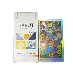 Cina baru Harga Murah kustom Mini kartu Tarot kotak rok Tarot mencetak kartu Anda sendiri