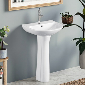 Ensemble WC et lavabo deux pièces de style européen, best-seller, accessoires de salle de bain <span class=keywords><strong>pour</strong></span> appartement, avec étagère intégrée - Product Image 6