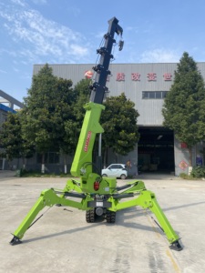 העכביש הנייד עגור <span class=keywords><strong>3</strong></span> טון 6ton 8ton 10ton בום טלסקופי 360 מעלות מיני זחילה הידראולי מנוף הרמה 14 מ 'עם ג' יב לטוס - Product Image 4