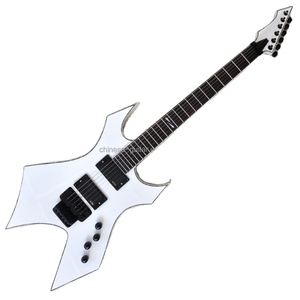 โรงงานกีตาร์ฟลายอิง ไวท์ กีตาร์สั่งทำพิเศษ กีตาร์หรู ฟิงเกอร์บอร์ด - Product Image 3