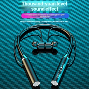 Nuovi Auricolari TWS con Design In-Ear e Fascia da Collo Magnetica, Lunga Durata della Batteria, Cuffie Wireless Binaurali per Sport - Product Image 4