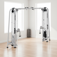 CX8023 Équipement de musculation à câble en acier réglable, machine de fitness multifonctionnelle pour usage commercial et domestique, exercices de fitness