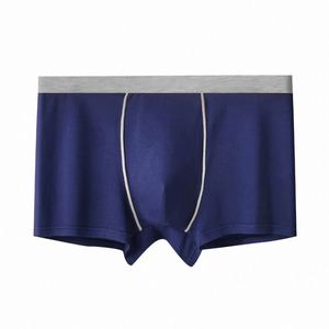 Premium <b>Men's</b> Mid-Rise Boxer Briefs Comfortable Waistband Tagless Contrast Color Odor Control Trunks Soft Spandex Knitted ODM - Product Image 4