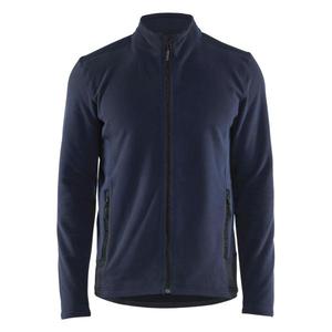 BLAKLADER - 4765101086994XL Veste Micropolaire Marine foncé/Noir-VESTES DE TRAVAIL EAN 7330509907832 VESTES SOFTSHELL TOUTES SAISONS - Product Image 1