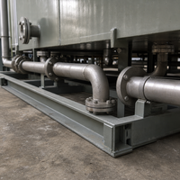 Réservoir d'eau modulaire en acier inoxydable, système d'alimentation en eau à pression constante et fréquence variable, 5000 L/heure