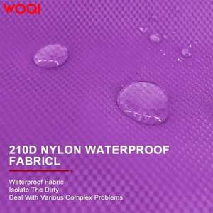 Guêtres de jambe Woqi, taille unique, réglables avec cordon de serrage, pour le ski, la randonnée, l'alpinisme, les sports de neige, protection respirante en nylon pour les mollets - Product Image 4