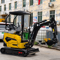 Mini-excavatrice de 1,8 tonne, moteur, expédition directe de l'usine, conforme aux normes agricoles, résidentielles et de construction