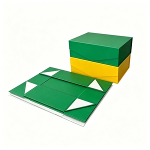 Boîte cadeau écologique en gros, boîte rigide magnétique de style livre avec logo personnalisé, emballage en carton de qualité supérieure, fabricant d'usine - Product Image 1