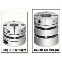 Accouplement souple à couple élevé à simple ou double diaphragme, encodeur, moteur, servo, alésage 30 mm, 3000 tr/min, 100 Nm, SGS