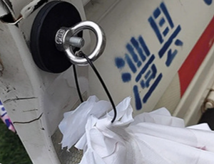 Zware rubber beklede magnetische haken, sterke magnetische zuighaken voor tent- en autolakbescherming - Product Image 5