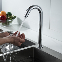 Robinets de cuisine minimaliste mm, capteur de bec, lavabo haut pour la cuisine et la salle de bains, robinets automatiques modernes, AC nwdc