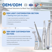 Handpiece Gergaji Resiprokal Elektrik Profesional untuk Gigi, Reduksi 3.2:1, 40000rpm, Tipe E, Handpiece Bedah Maksilofasial untuk