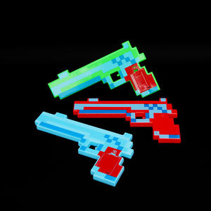 Mainan Promosi Hot Sale Pedang Piksel LED Menyala, Kapak Piksel LED, Pistol Mainan Piksel LED dengan Cahaya dan Suara, Mainan Pickaxe - Product Image 5